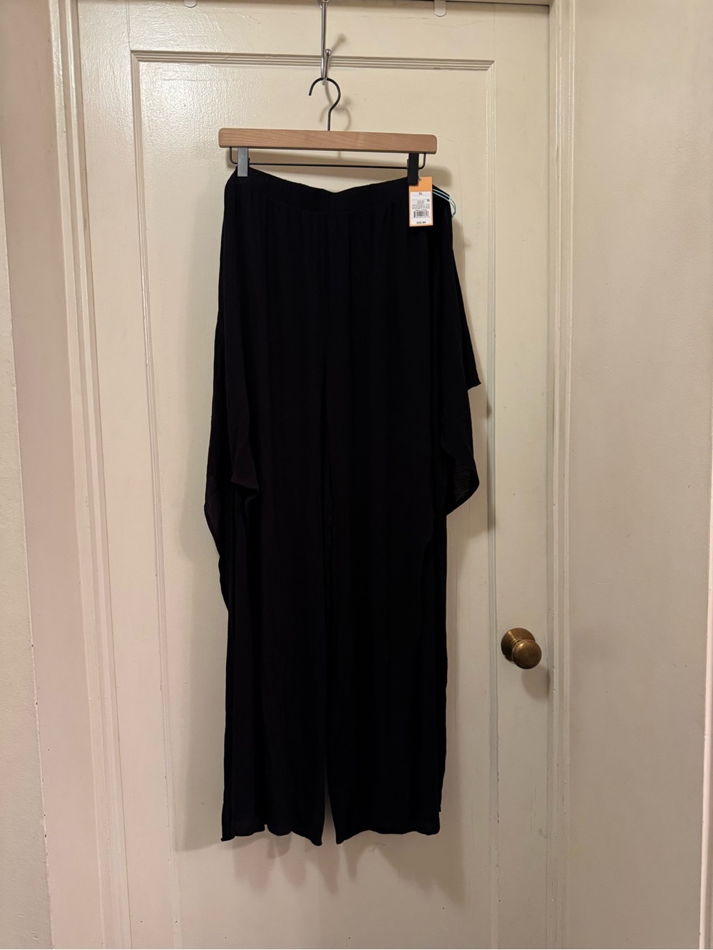 Asics Black Wide-Leg Jumpsuit